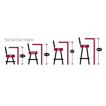 Holland Bar Stool Co 18" Low Back Swivel Vanity Stool, Pewter Finish, Canter Pine Seat 41118PW010